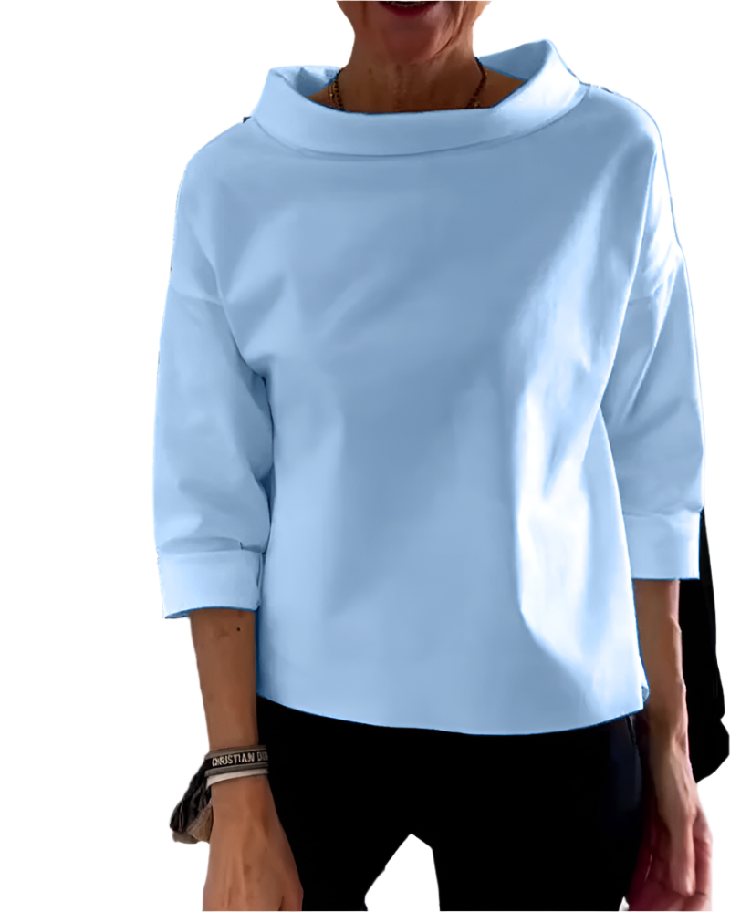 Isabella – Elegant Dame 3/4 Ærme Top