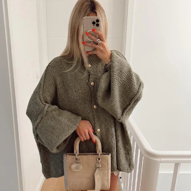 Alessia – Oversize Uldsweater til Kvinder