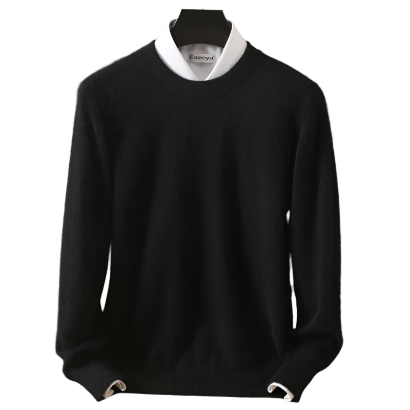 Lorenzo – Blødstrikket Herre Crewneck Sweater