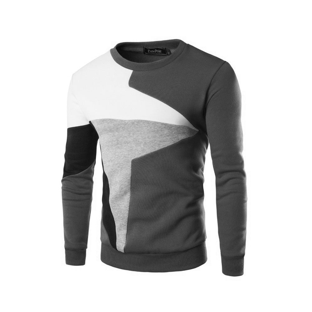 DarioConti Herre Sweatshirt Med Rund Hals