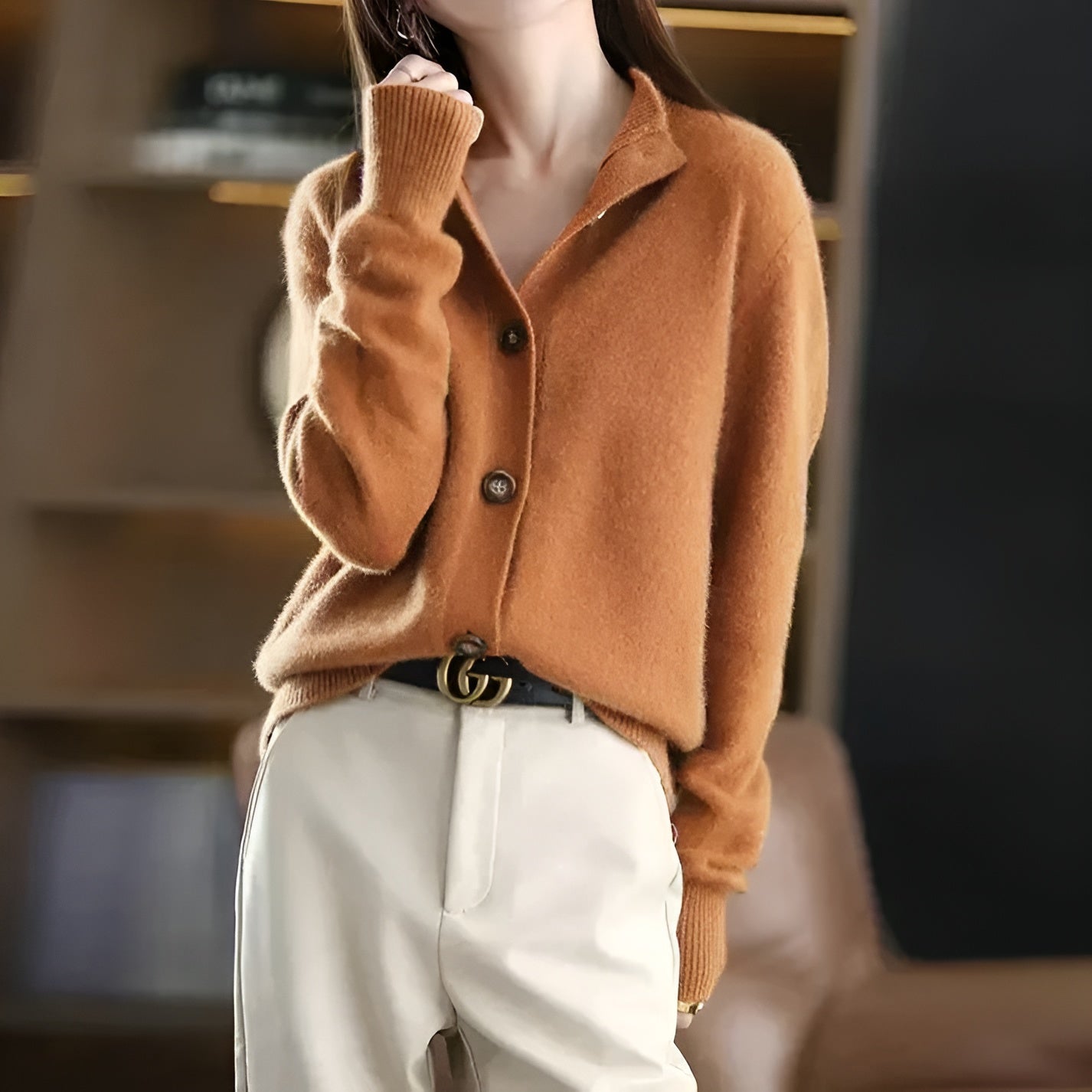 Clara – Tidløs Cashmere Damecardigan