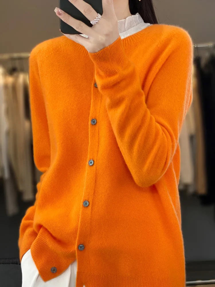 DarioFontana Jakke med langærmet sweater til kvinder