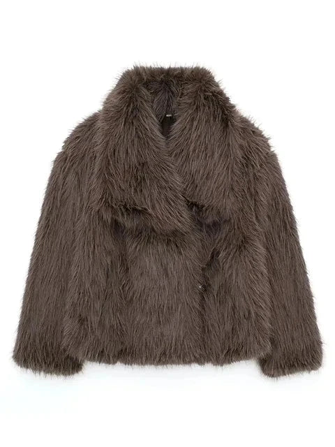 GiovanniLupo Faux fur-jakke til kvinder