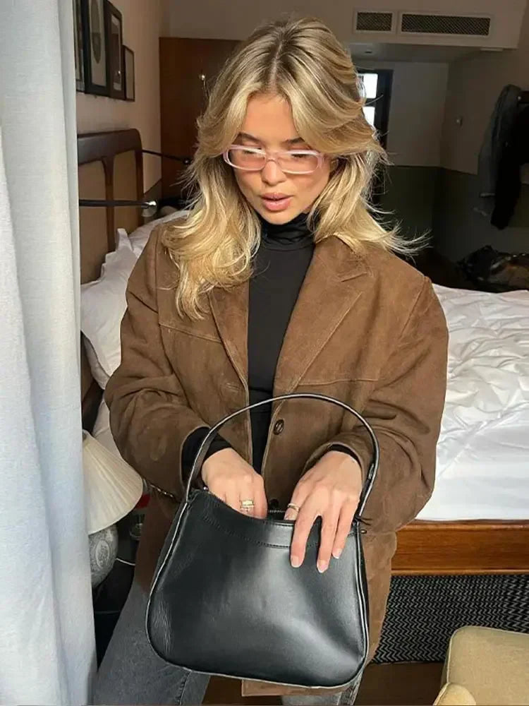 CarloBianchi Suede Jacket til kvinder
