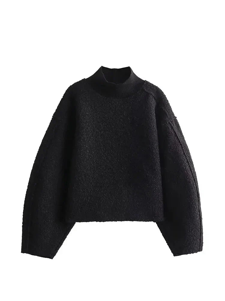 DarioMoretti Luxe Wrap Sweater Til Kvinder