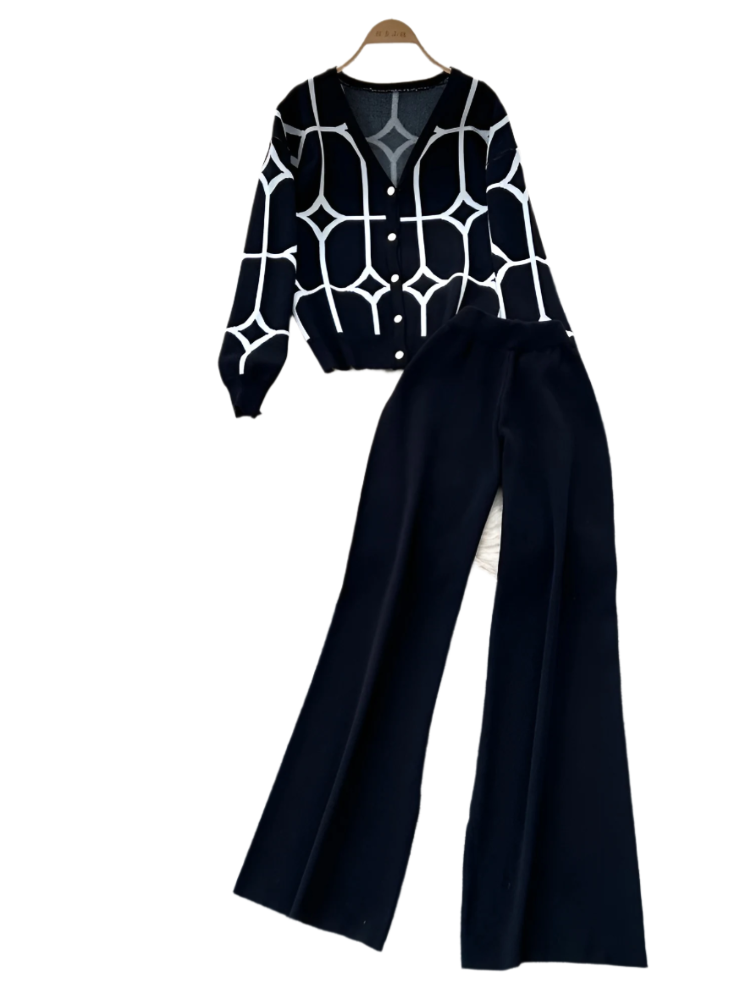 Eliana – Luksusstrik Dame To-Delte Sæt