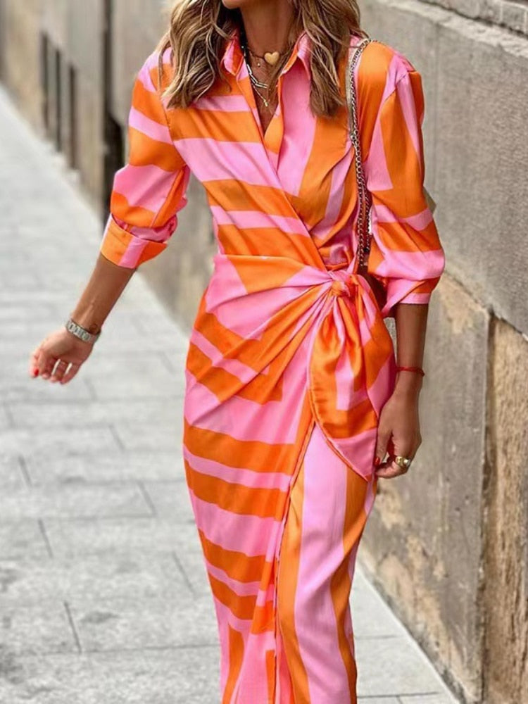 ClaudiaFerraro Wrap-kjole med print