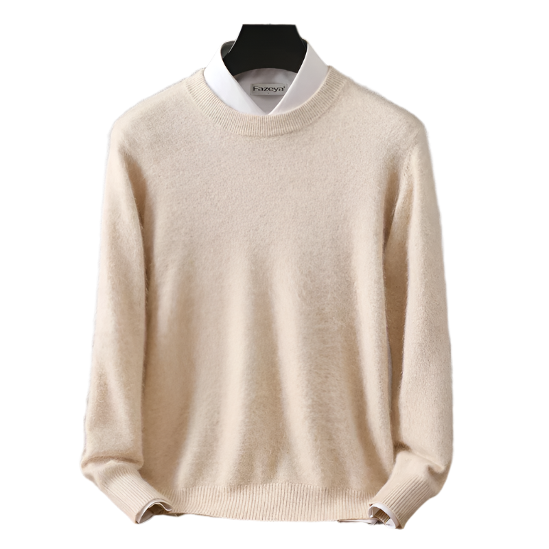 Lorenzo – Blødstrikket Herre Crewneck Sweater