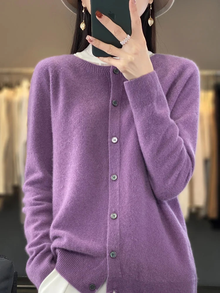 DarioFontana Jakke med langærmet sweater til kvinder