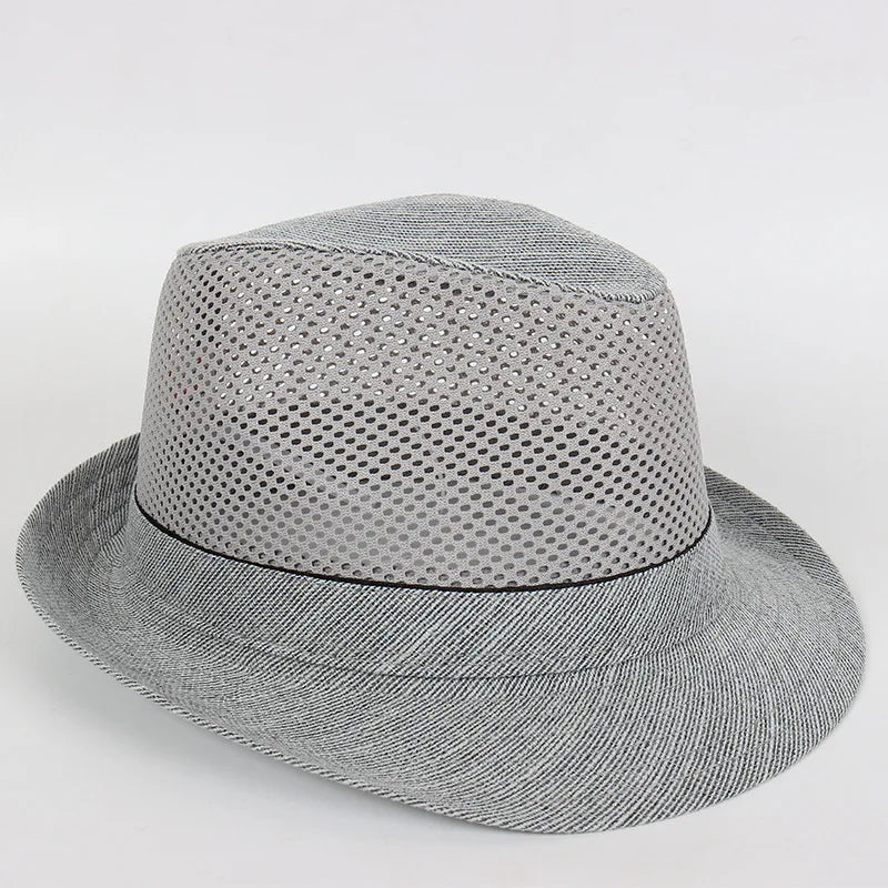 MatteoFabri Mesh Fedora Hat til Mænd