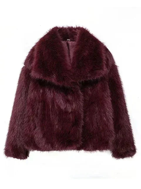 GiovanniLupo Faux fur-jakke til kvinder