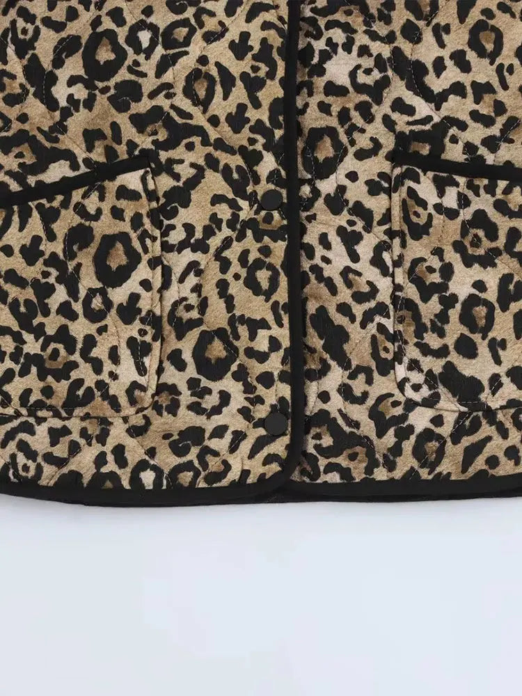 CarlaFeline Leopard Print Jakke Til Kvinder