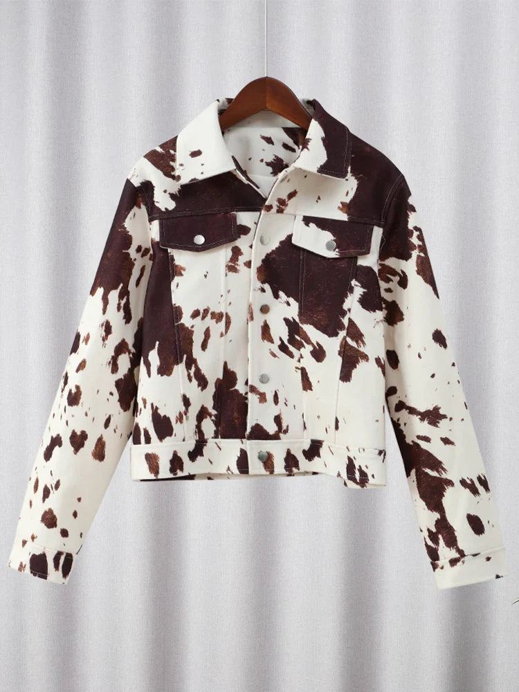 BovinaModa Cowl lapel pocket jacket til kvinder