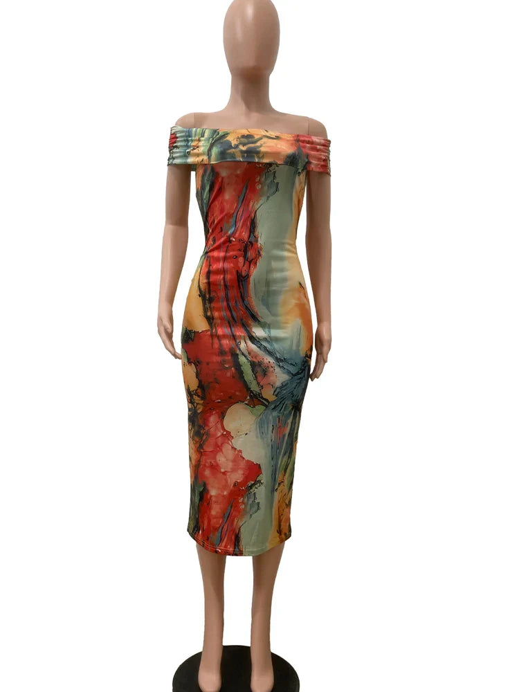 AlessiaVerdi Tropical Off Shoulder