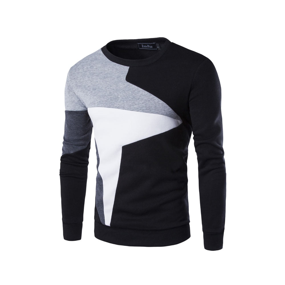 DarioConti Herre Sweatshirt Med Rund Hals