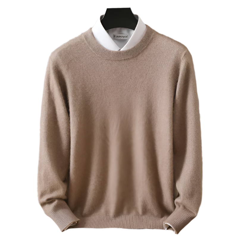 Lorenzo – Blødstrikket Herre Crewneck Sweater