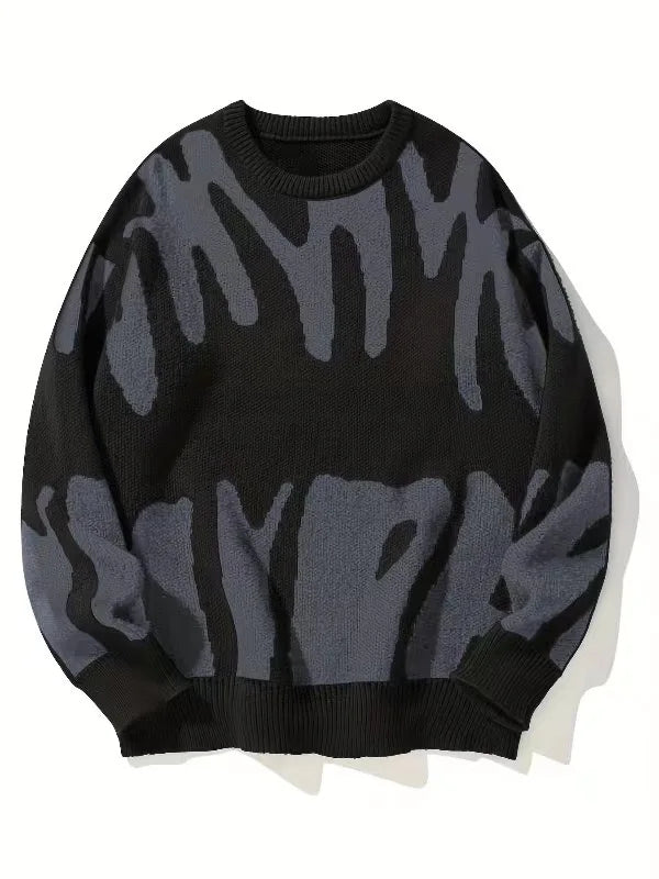 ChiaraConti-sweater med jacguard-mønster til kvinder