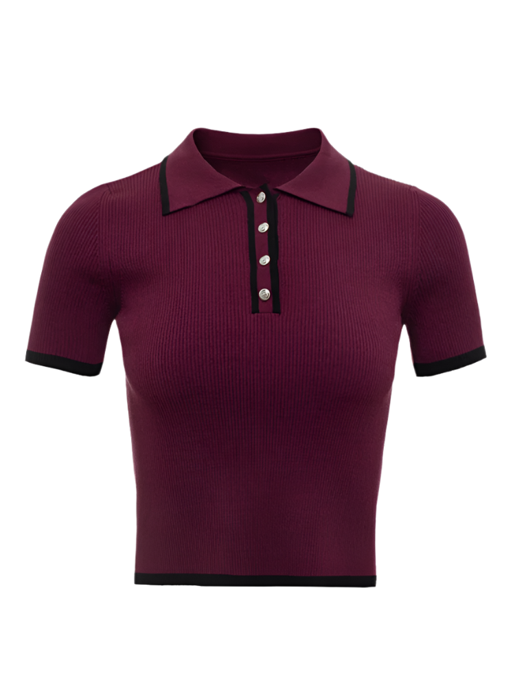 Lorenzo – Moderne Strikket Herre Polo