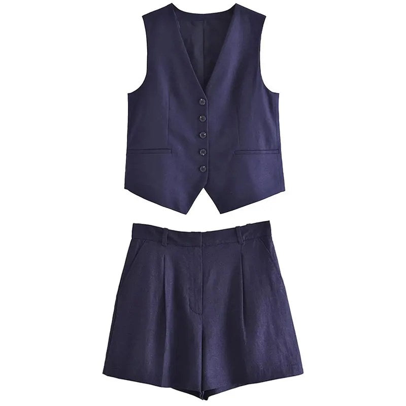 GiuseppeLazzari vestsæt i hør til kvinder