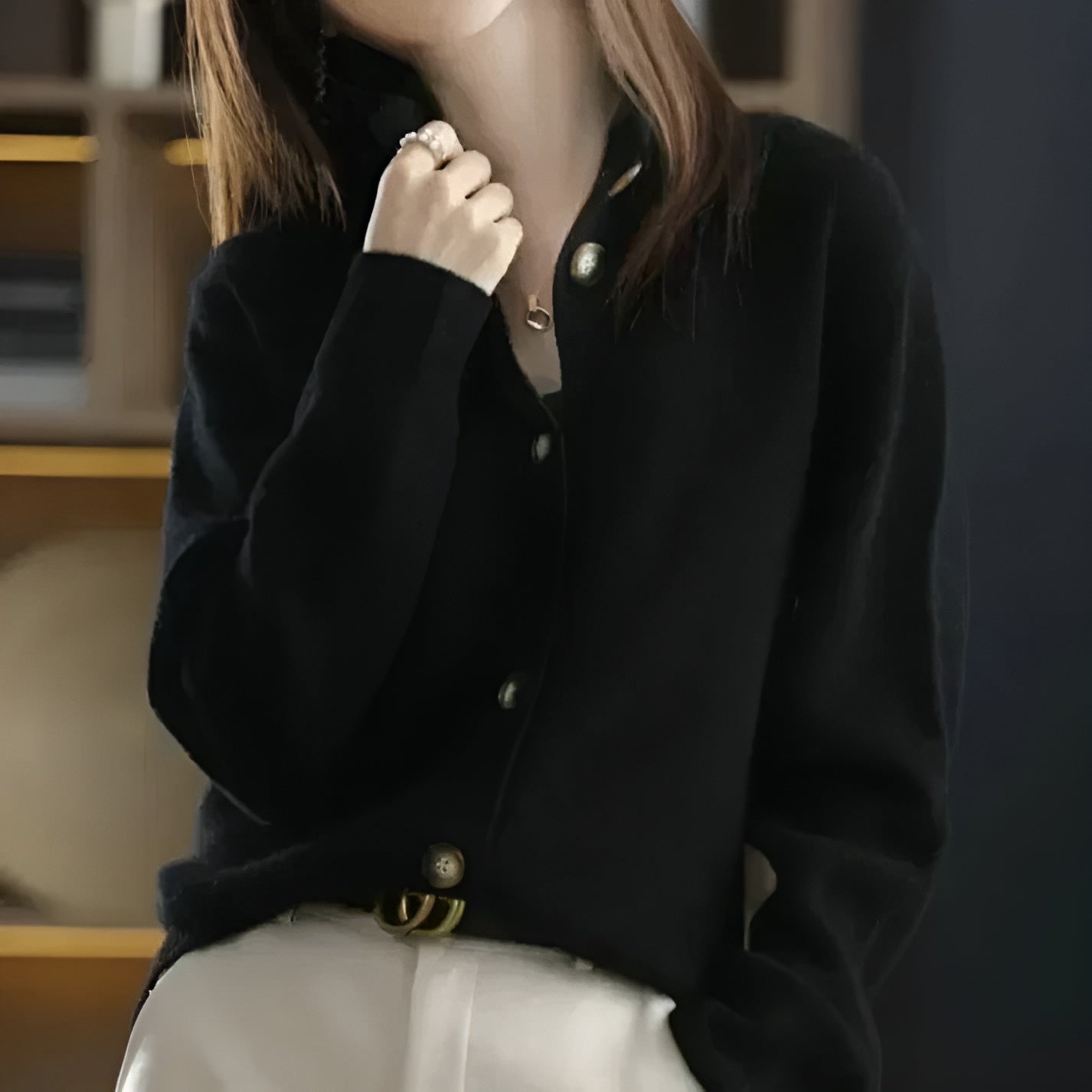 Clara – Tidløs Cashmere Damecardigan