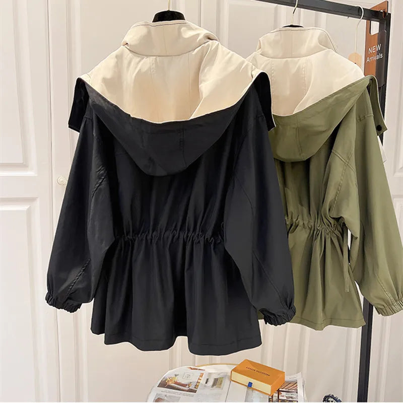 Isabella – Vandtæt Oversize Regnjakke til Kvinder