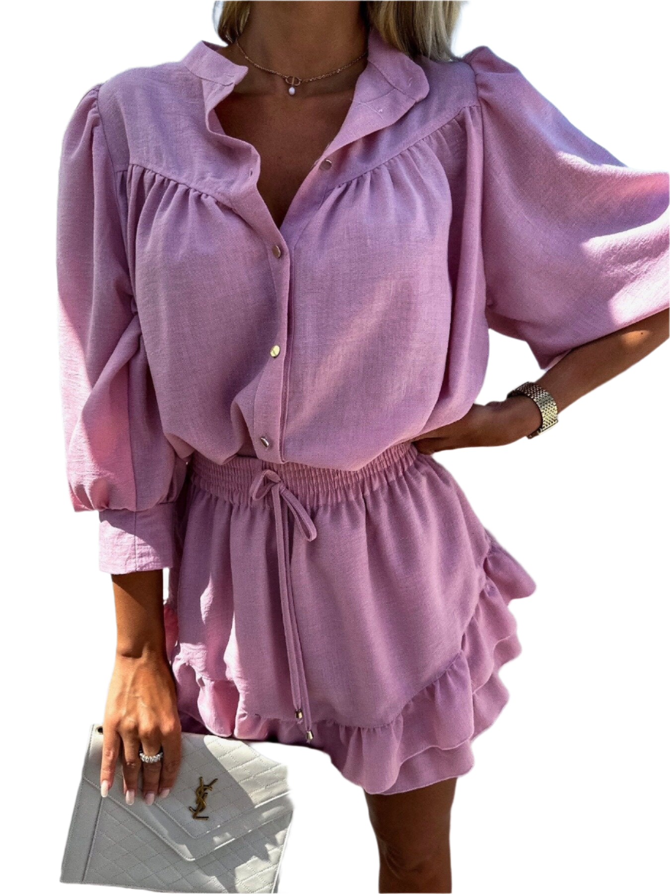 Sophia – Tidløst To-delt Dame Efterårssæt