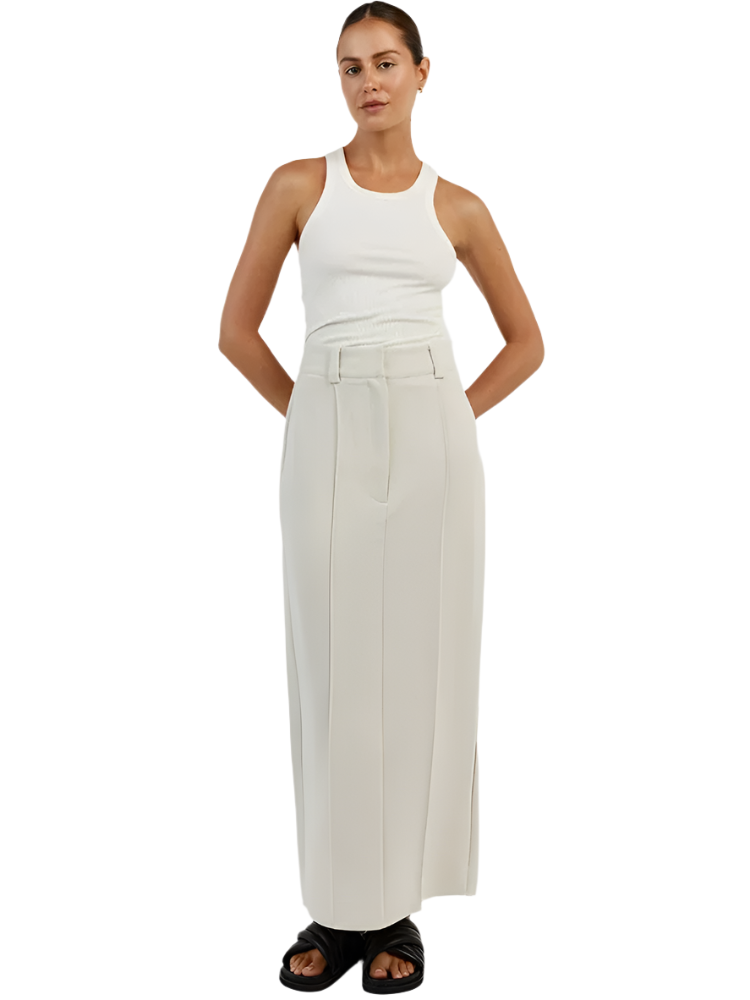 Sofia – Patchwork Høj Talje Slank Kvinders Nederdel