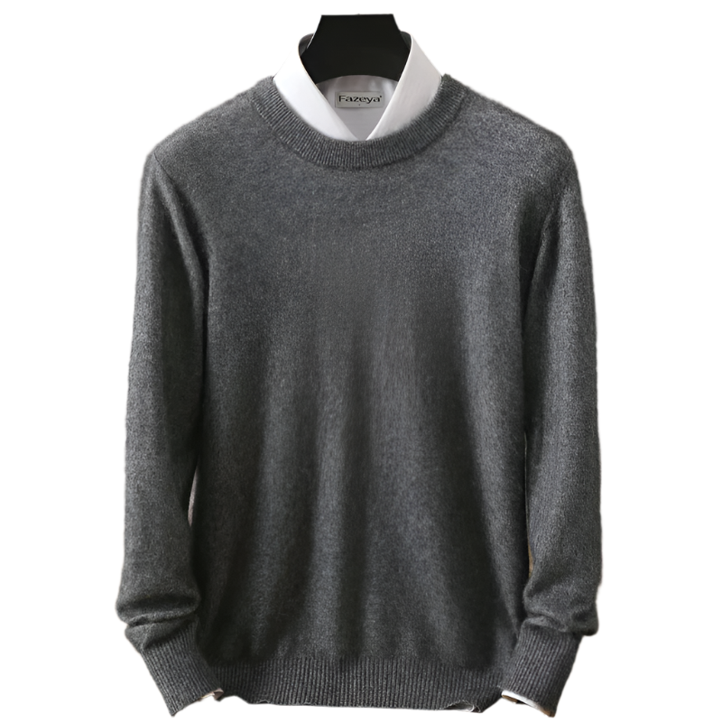 Lorenzo – Blødstrikket Herre Crewneck Sweater