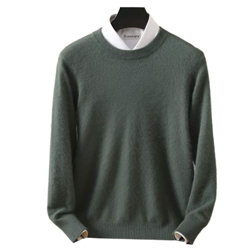 Lorenzo – Blødstrikket Herre Crewneck Sweater