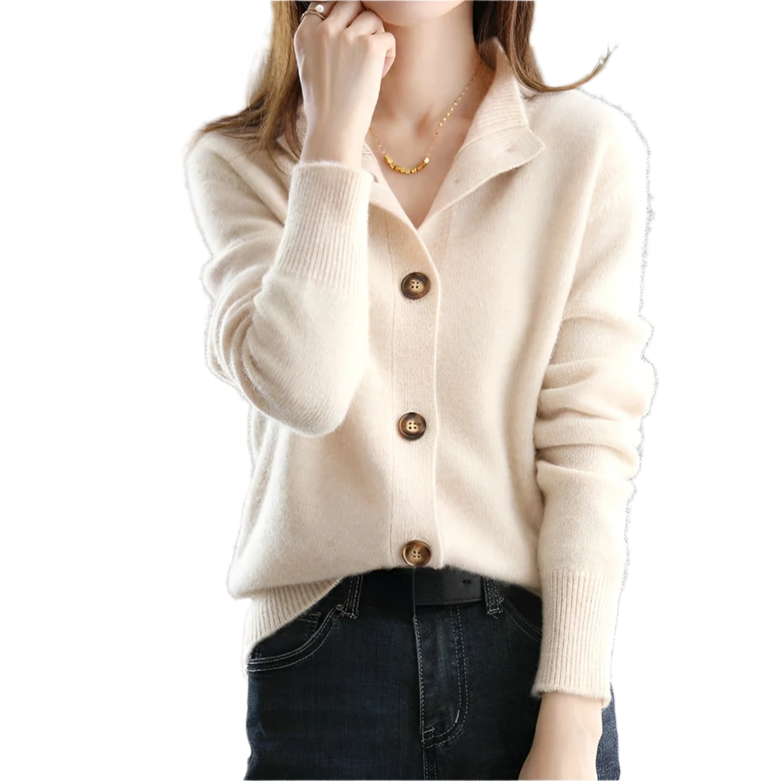 Clara – Tidløs Cashmere Damecardigan