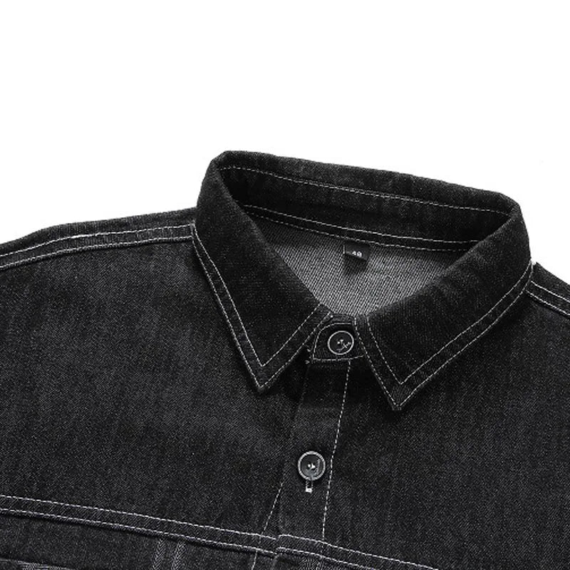 Matteo – Herre Denimskjorte med Dobbelte Brystlommer