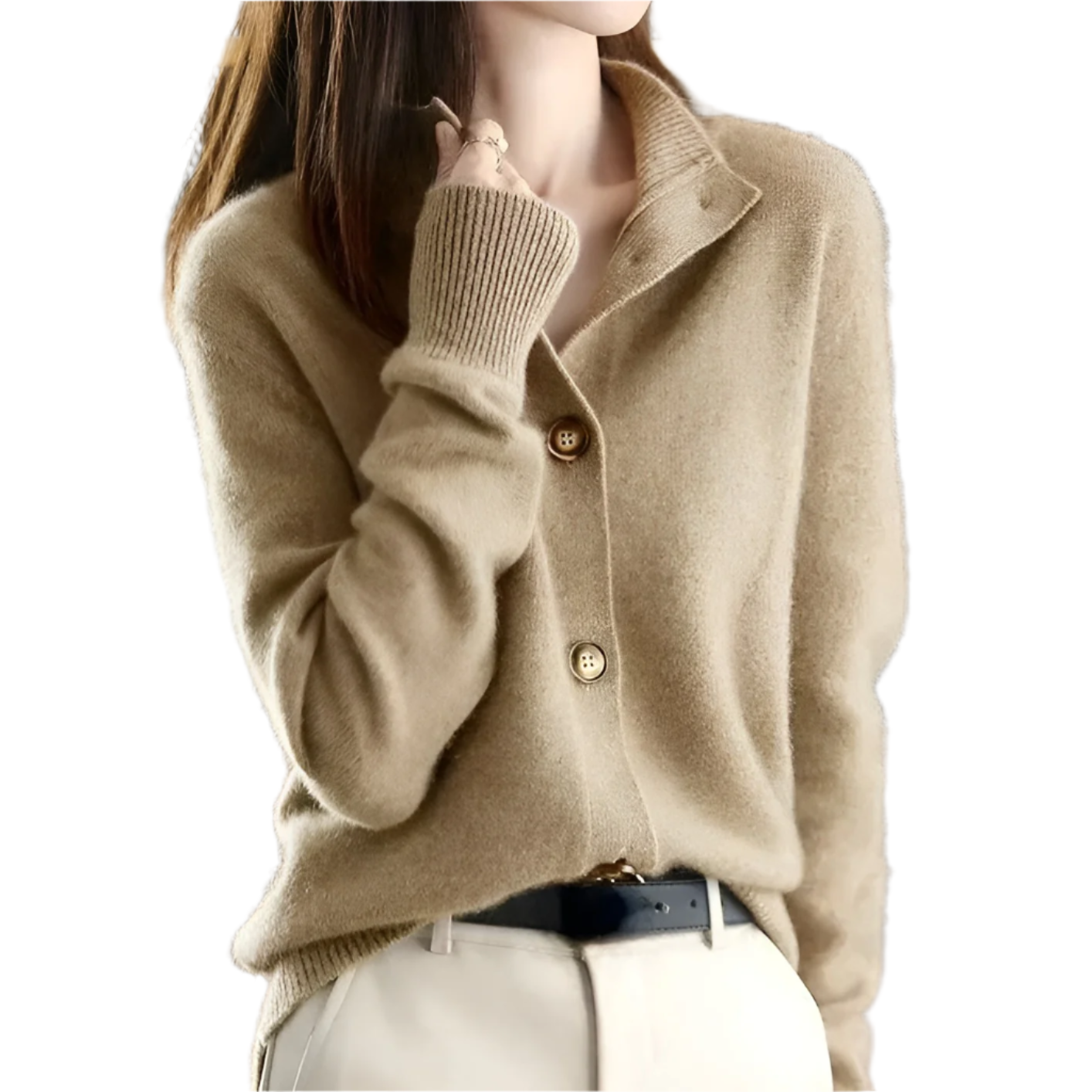Clara – Tidløs Cashmere Damecardigan