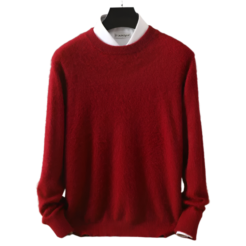 Lorenzo – Blødstrikket Herre Crewneck Sweater