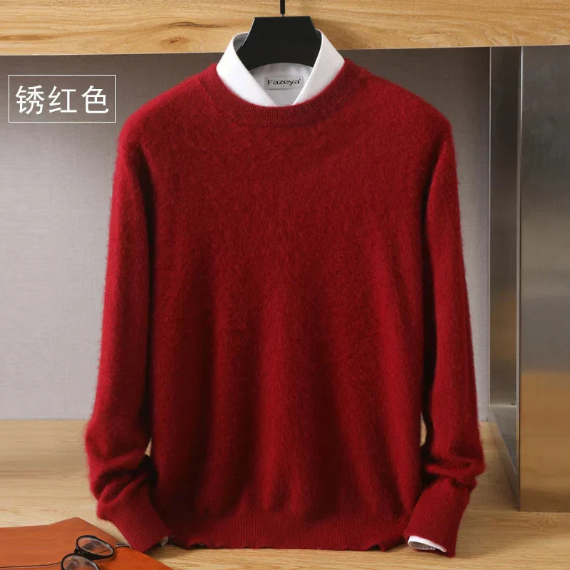 Lorenzo – Blødstrikket Herre Crewneck Sweater