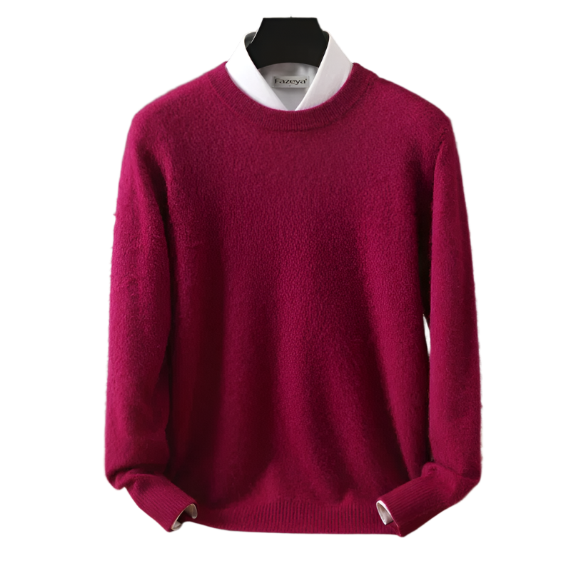 Lorenzo – Blødstrikket Herre Crewneck Sweater