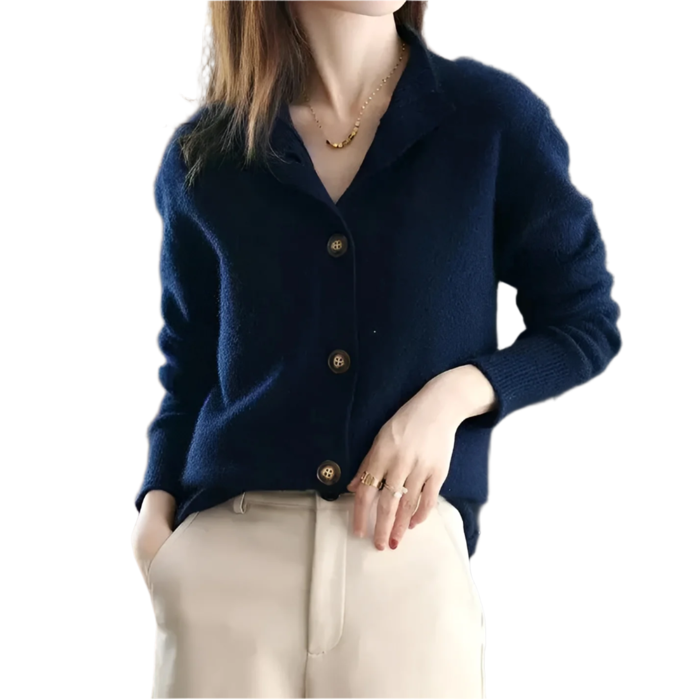 Clara – Tidløs Cashmere Damecardigan