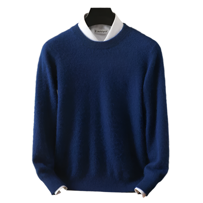 Lorenzo – Blødstrikket Herre Crewneck Sweater