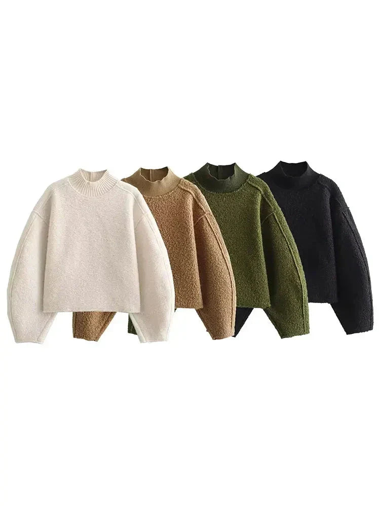 DarioMoretti Luxe Wrap Sweater Til Kvinder