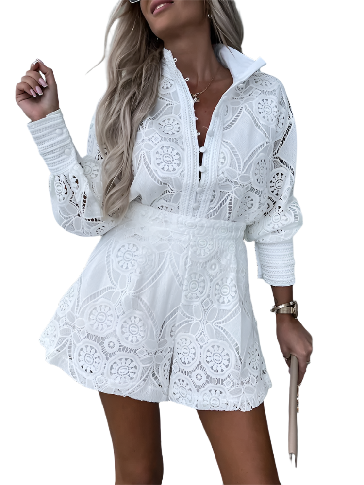 Isabella – Elegant Blonde Sommer Sæt til Kvinder