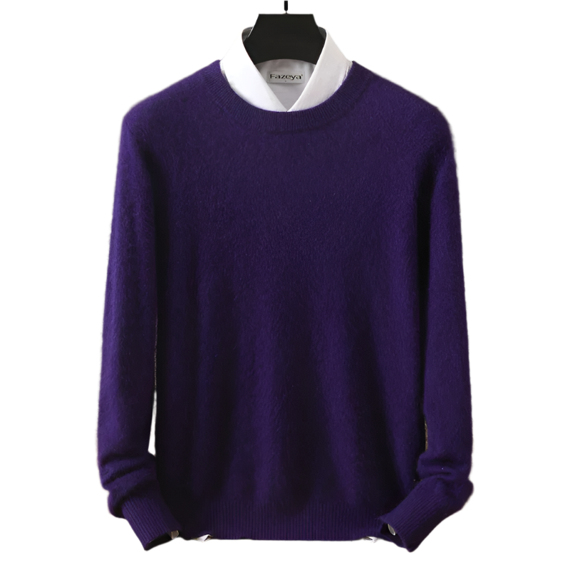 Lorenzo – Blødstrikket Herre Crewneck Sweater