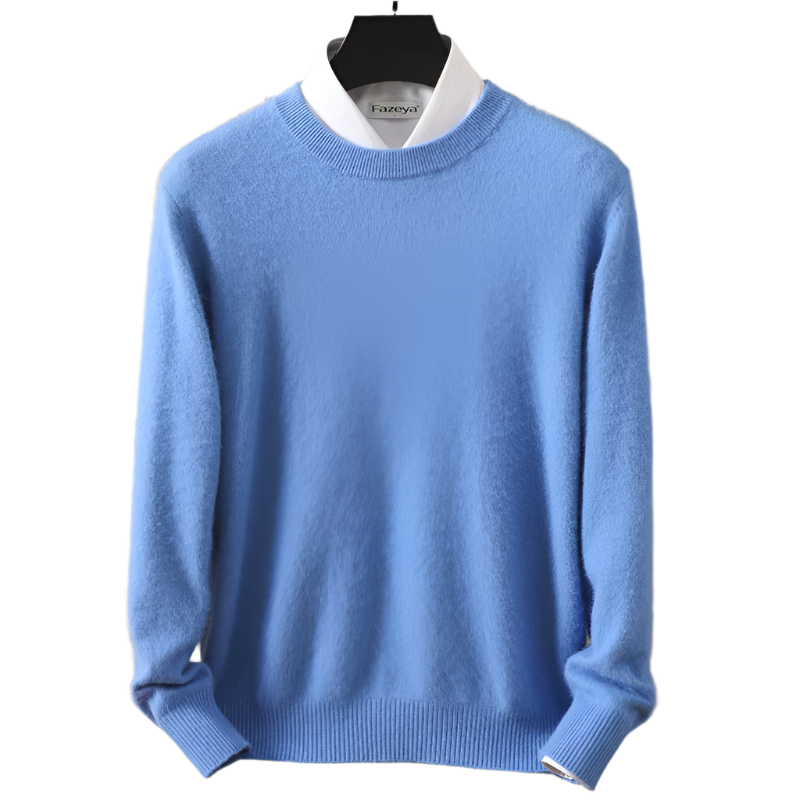 Lorenzo – Blødstrikket Herre Crewneck Sweater