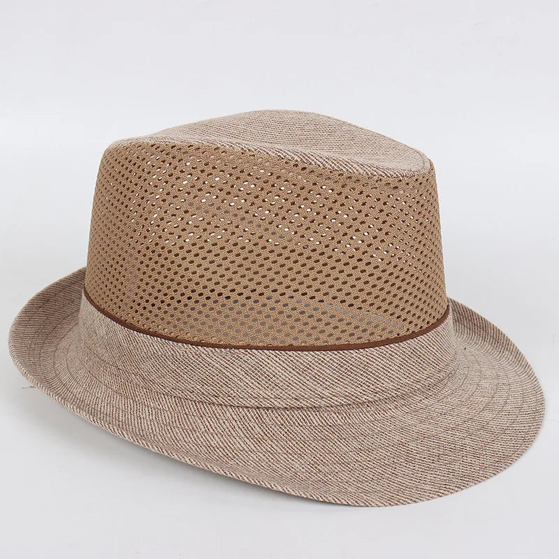 MatteoFabri Mesh Fedora Hat til Mænd