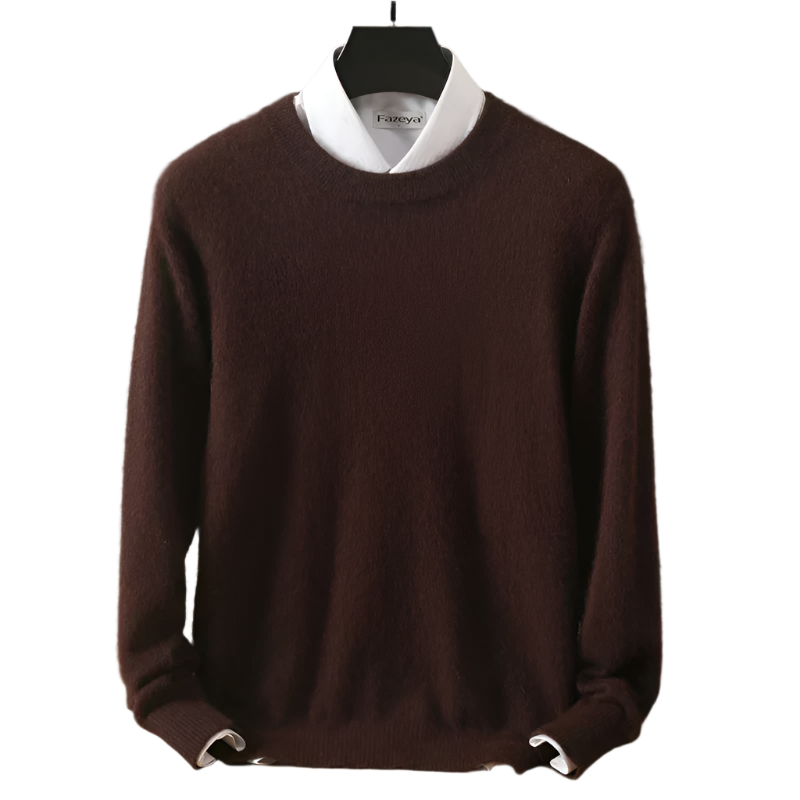 Lorenzo – Blødstrikket Herre Crewneck Sweater