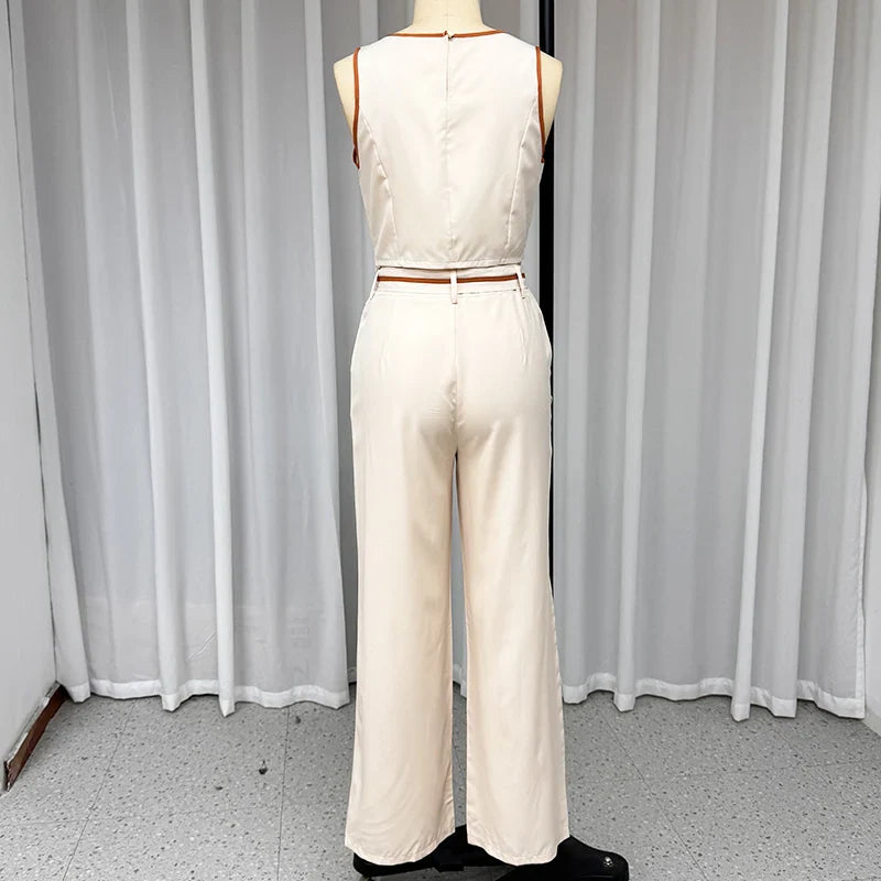 Sofia – Sommer Sæt med Farveblok til Kvinder