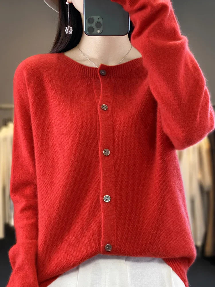 DarioFontana Jakke med langærmet sweater til kvinder