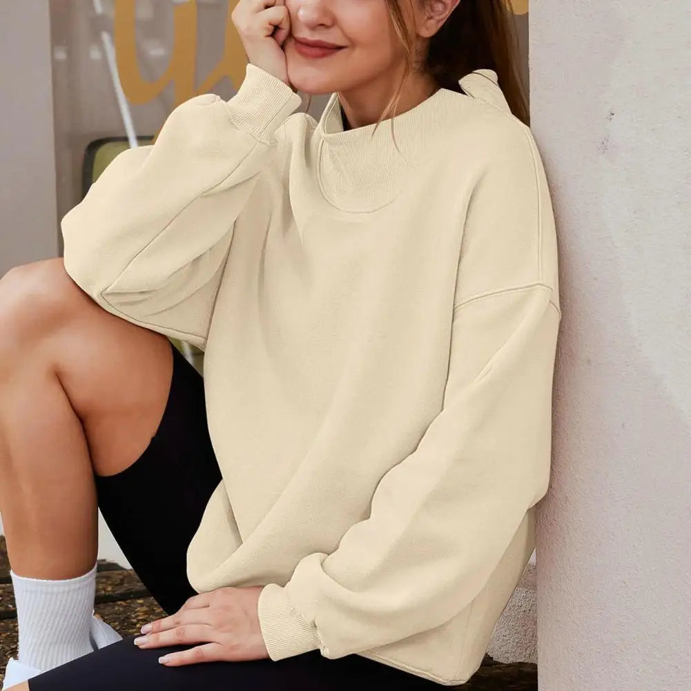 ValeriaConte Sweatshirt med halv hals til kvinder