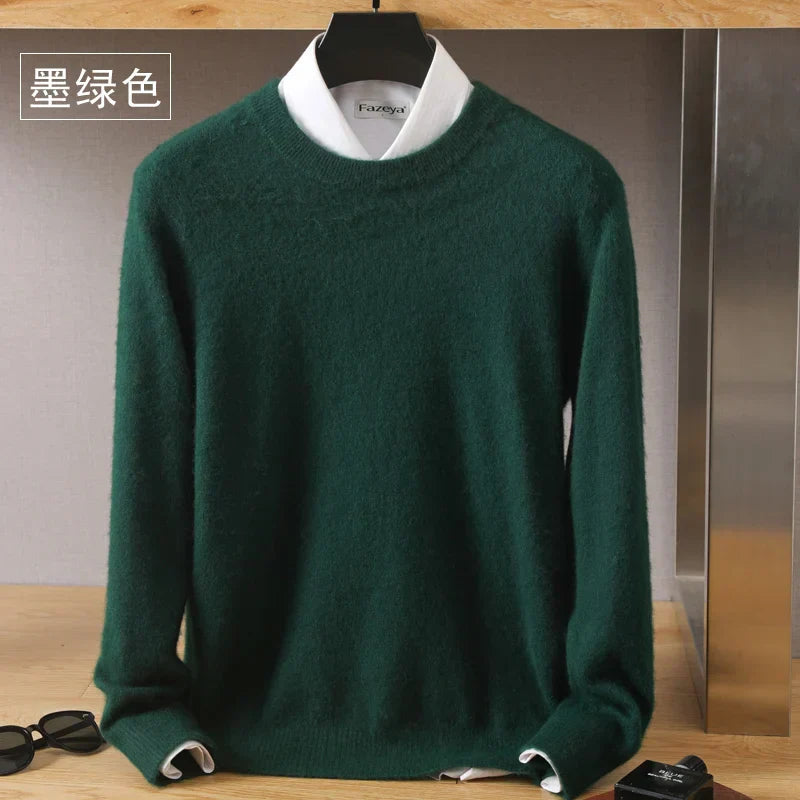 Lorenzo – Blødstrikket Herre Crewneck Sweater