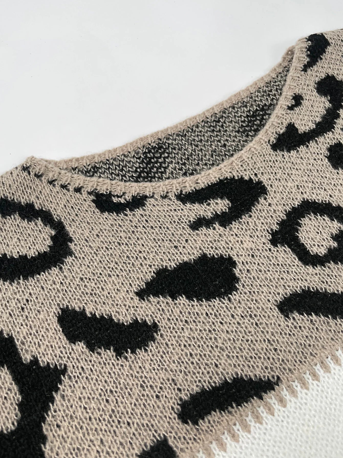 GiorgioBellini Elegant Sweater Med Leopardprint Til Kvinder
