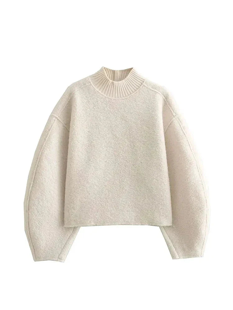 DarioMoretti Luxe Wrap Sweater Til Kvinder