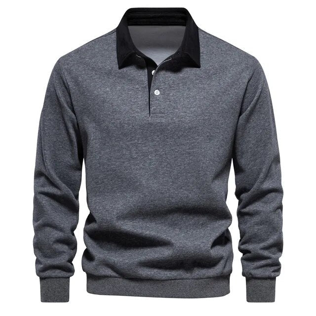 RobertoConti Polo Sweater til mænd